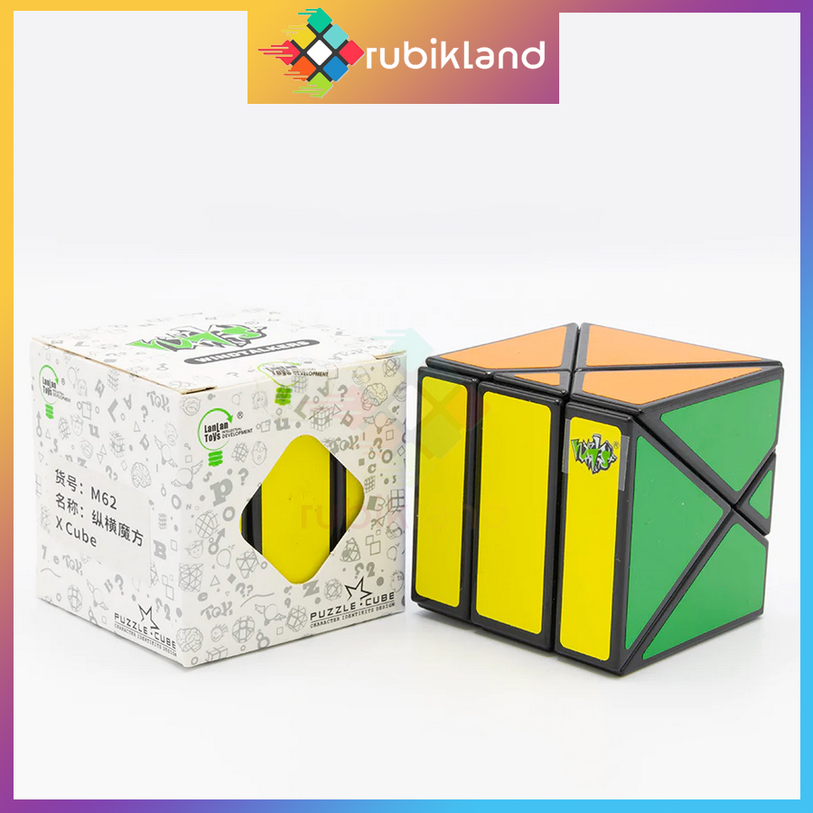 Rubik lanlan skewb x cube rubic biến thể 6 mặt đồ chơi trí tuệ