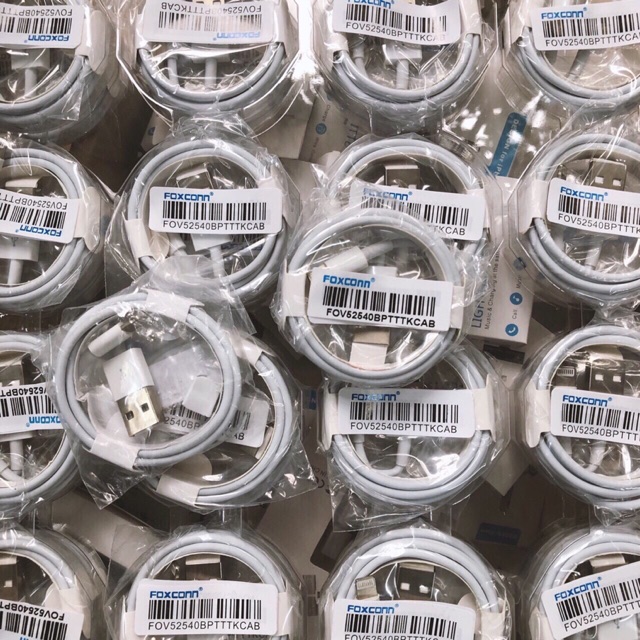 COMBO 10 CAP SẠC 5 CHIP ZIN FOXCOM IPHONE LOẠI 1 - BẢO HÀNH 1 NĂM