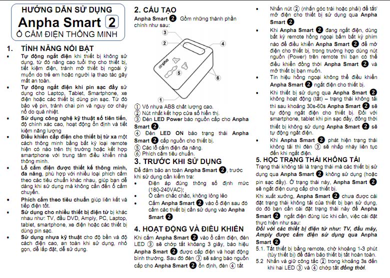 Ổ cắm điện thông minh Anpha Smart 2