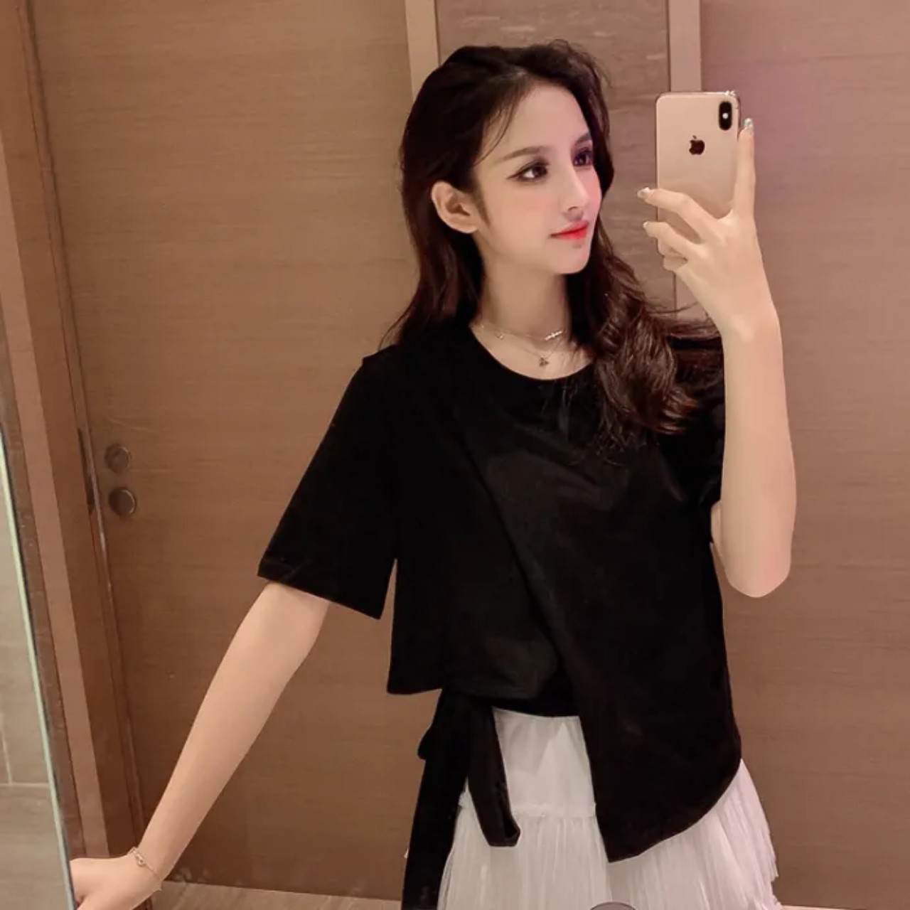 Aó Thun Captop Cột Dây Dễ Thương