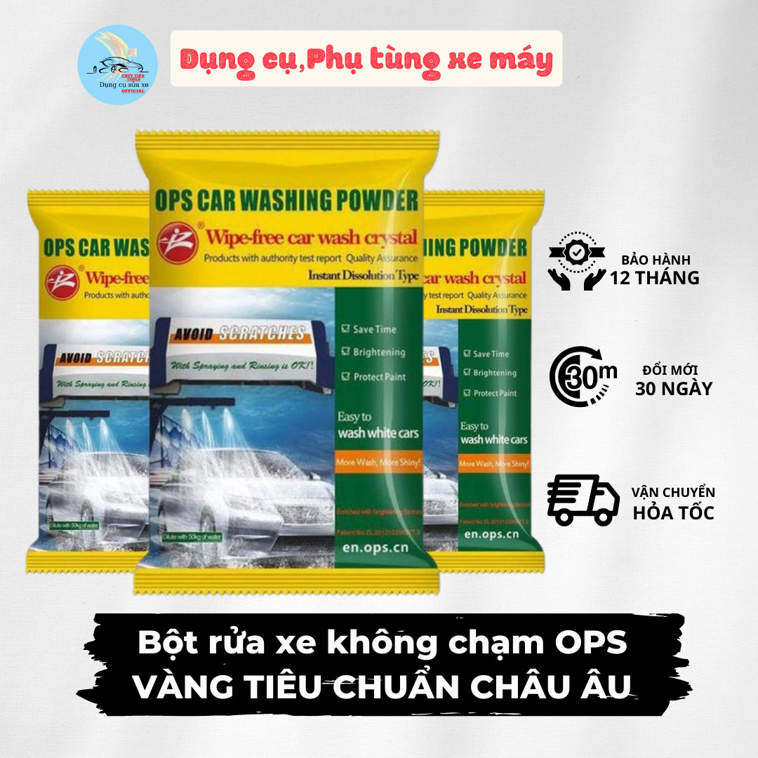 COMBO 10 GÓI BỘT RỬA XE KHÔNG CHẠM OPS
