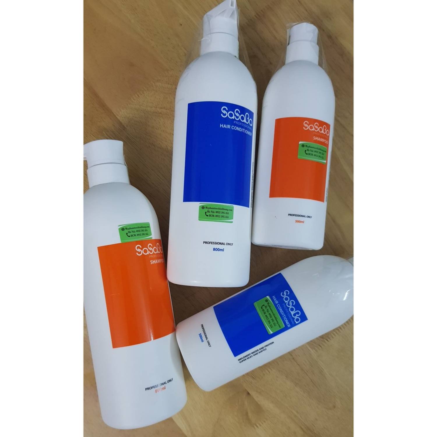 DẦU GỘI XẢ SASABA PLUS MẪU MỚI 2019 500ML