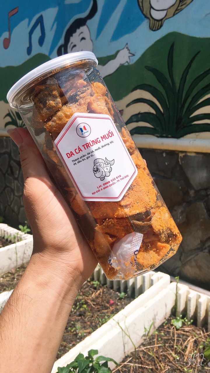 [ HCM ] Lon Pet 200gram - DA CÁ TRỨNG MUỐI SINGAPORE