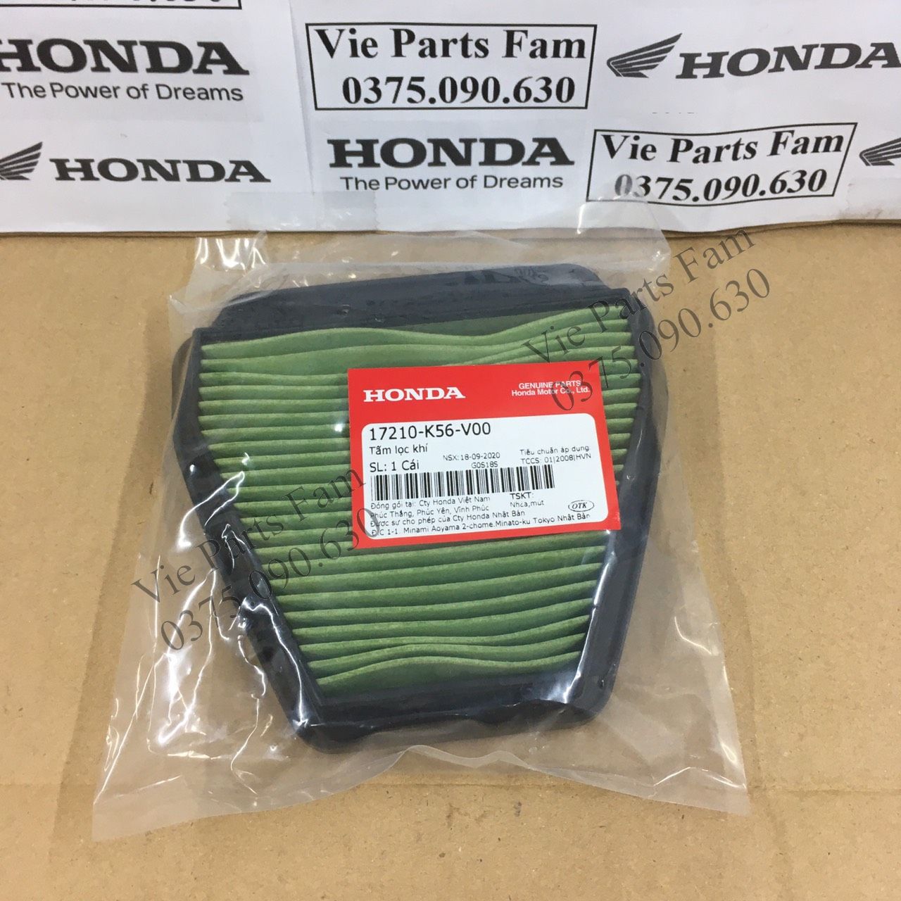 Lọc Gió Xe Winner - Sonic, Chính hiệu Honda Motor VN