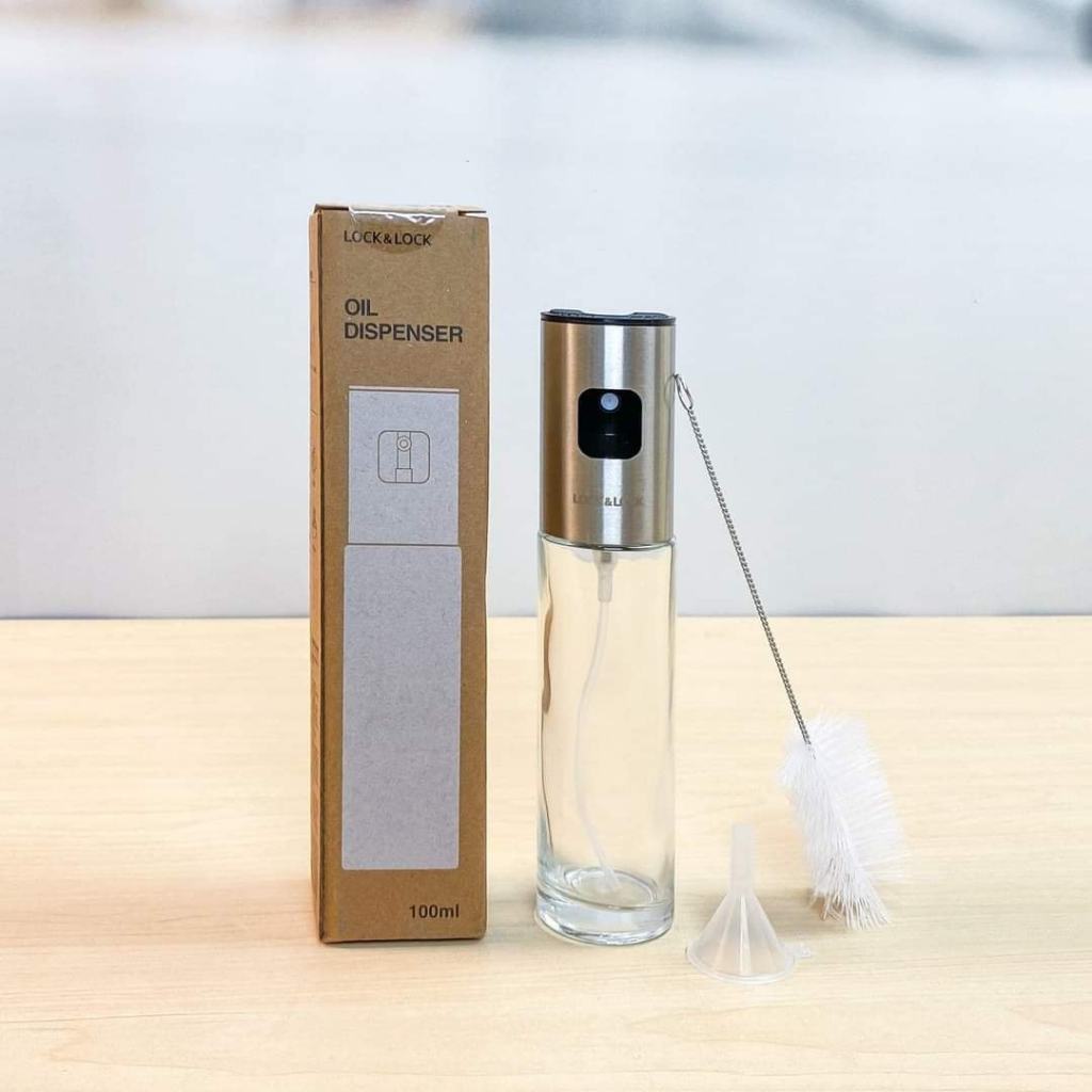 Bình Xịt Dầu Ăn Bằng Thủy Tinh Lock&Lock Dung Tích 100ml CKO109
