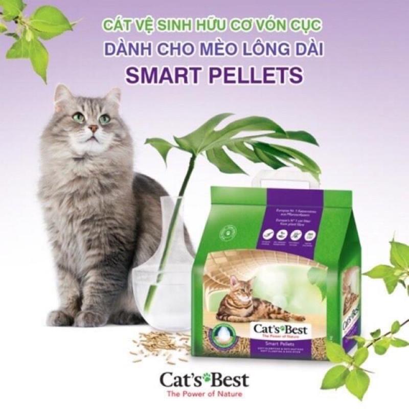 [Mã 1911FMCGSALE giảm 8  đơn 500K] Cát vệ sinh hữu cơ Cat’s Best Smart Pellets Đức 2.5kg