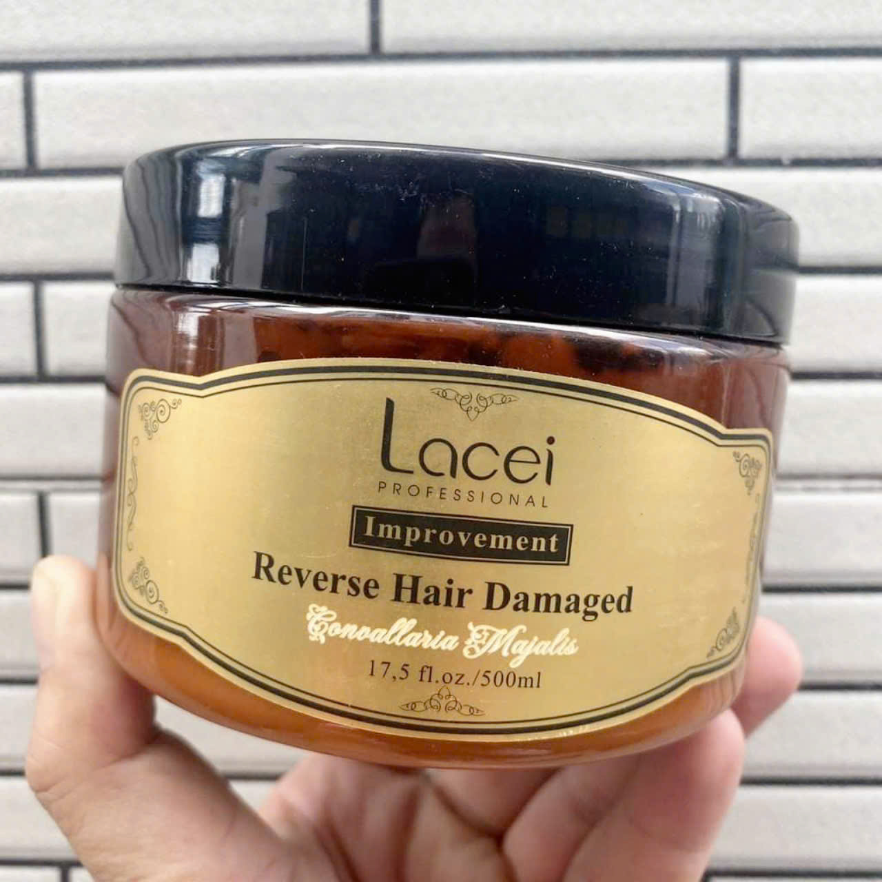 Kem Hấp Tóc Lacei Improvement 500ml Phục Hồi Hư Tổn,Cân Bằng Độ ẩm, Mềm Mượt, Tránh Khô Xơ.