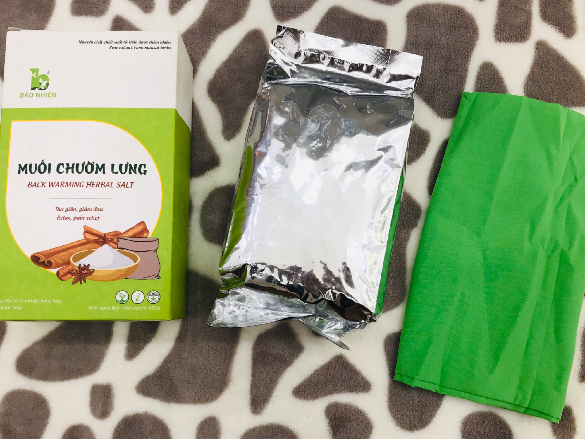 [HCM]Muối chườm bụng Bảo Nhiên