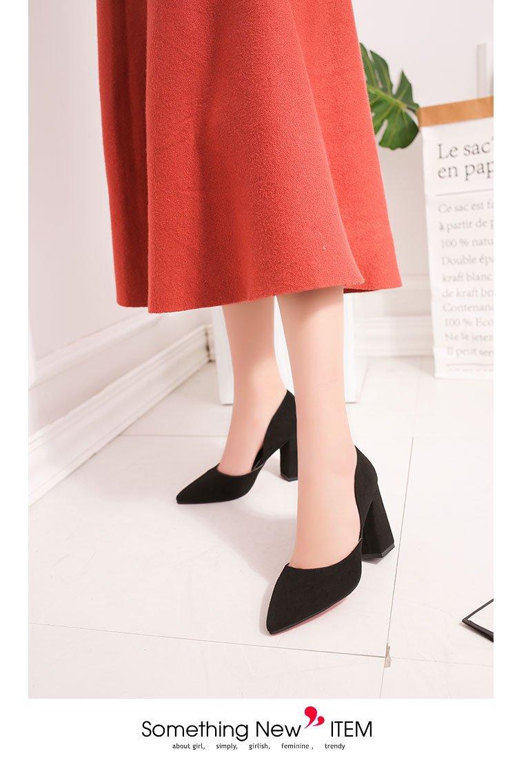 Giày cao gót 7 phân NỮA công sở da lộn