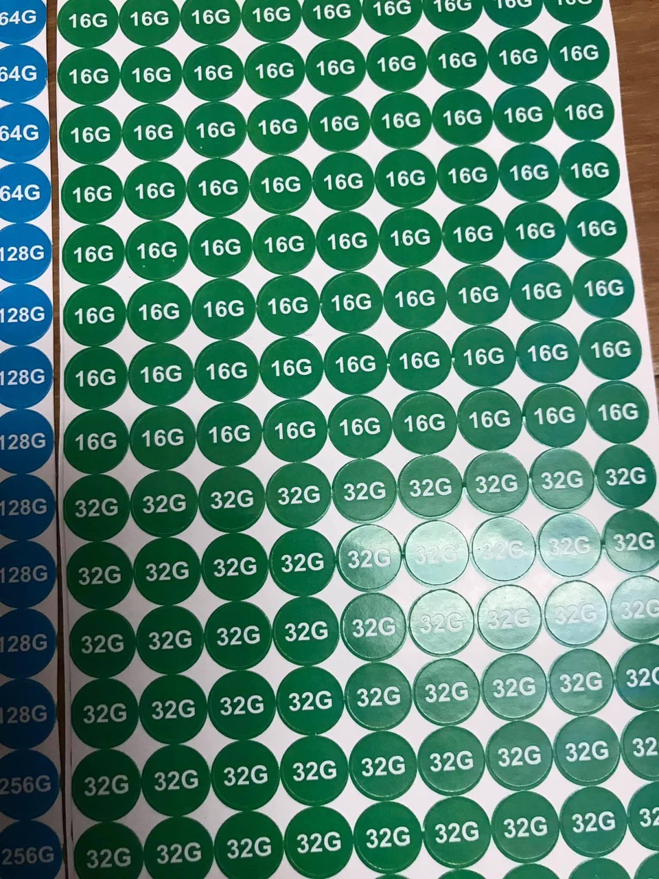 Tem dung lượng máy ip ( 1000c )