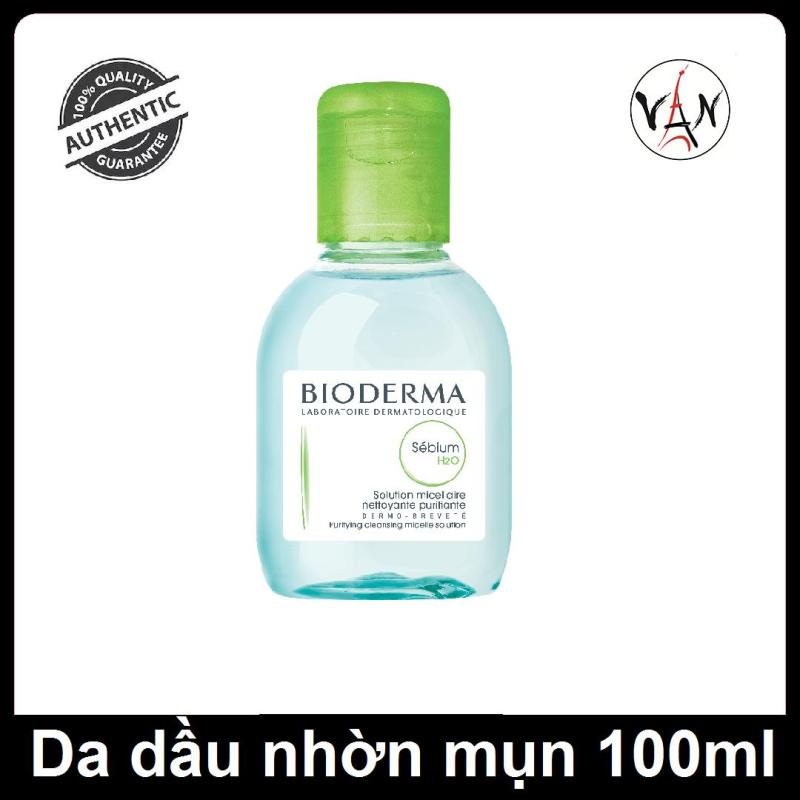 Nước tẩy trang Bioderma 100ml dành cho da hỗn hợp, da nhờn hoặc mụn nhập khẩu