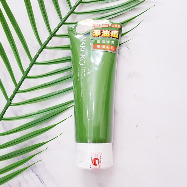 Sữa Rửa Mặt Tràm Trà SRM Naruko Tea Tree Purifying Clay Mask & Cleanser