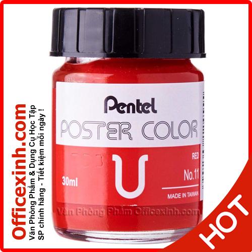 Màu Poster Pentel 5 màu cơ bản - Loại 30ml