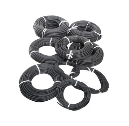 Dây/Gioăng cao su tròn phi 4, đặc, đen, chịu dầu
