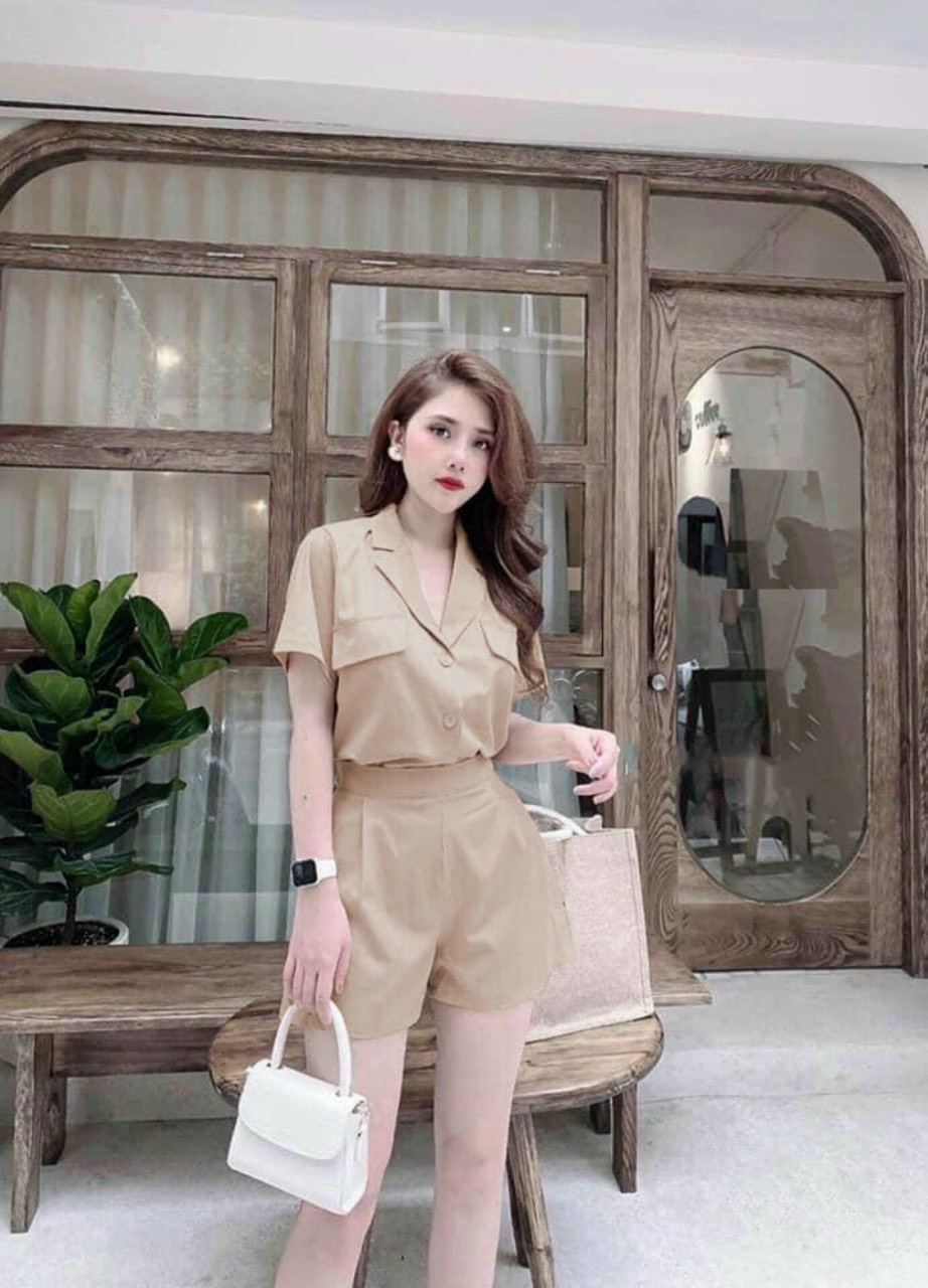 SET VEST VAI ĐŨI NHẬT CỰC XINH TÔN DÁNG CHO CHỊ EM THỜI TRANG HIYU 8090