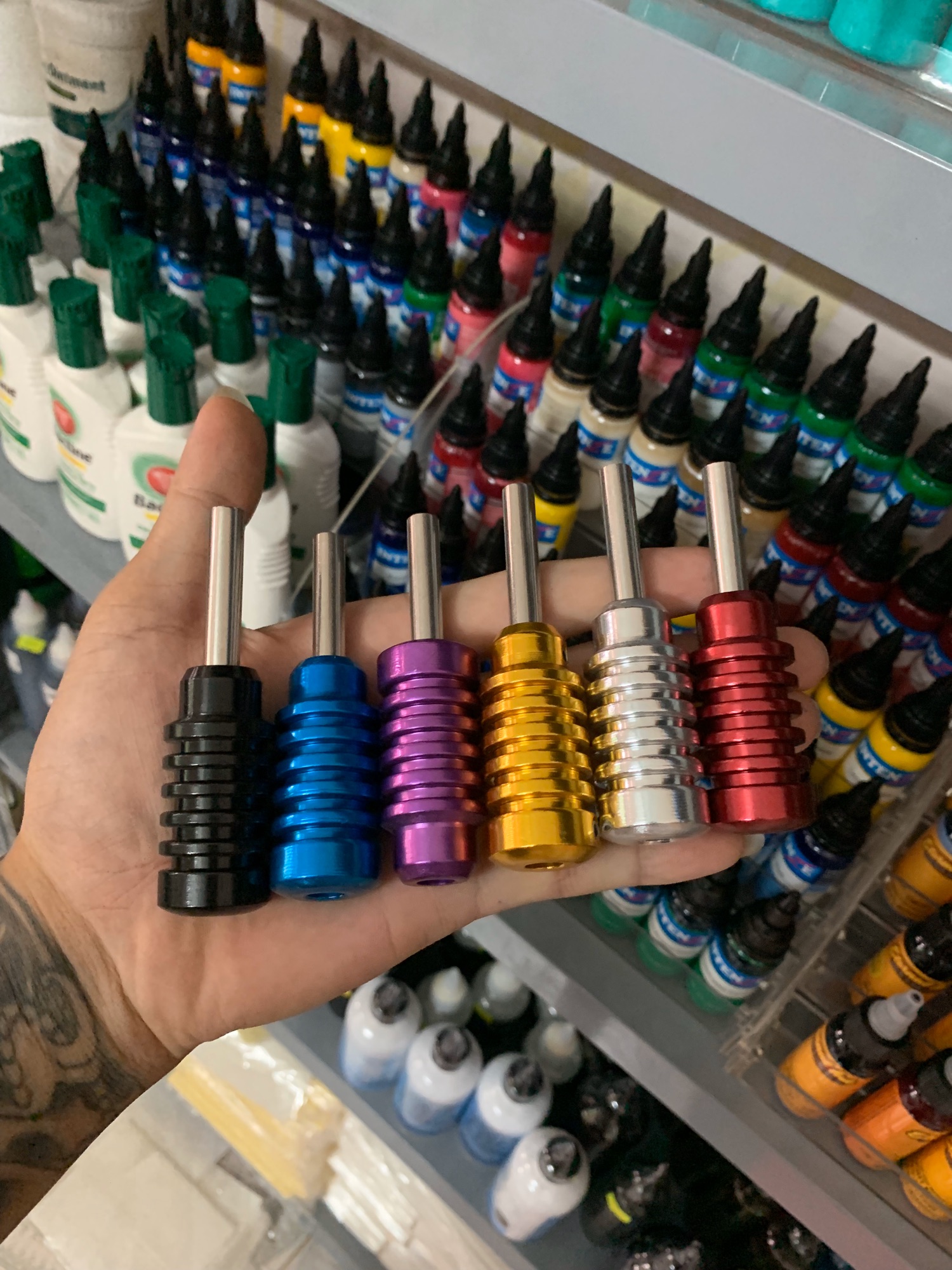 Tay cầm máy xăm hình size 25mm