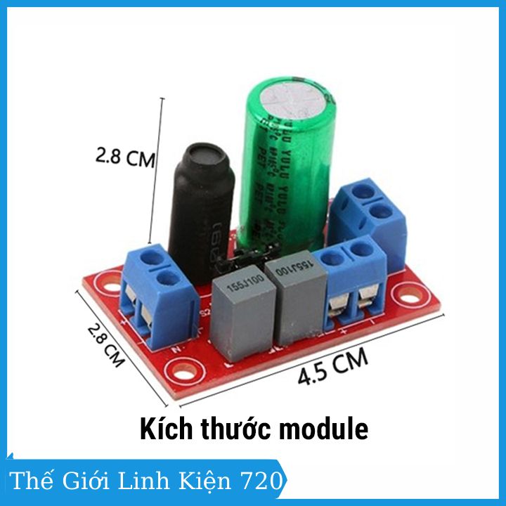 Module phân tần loa mini 2 kênh công suất 40W