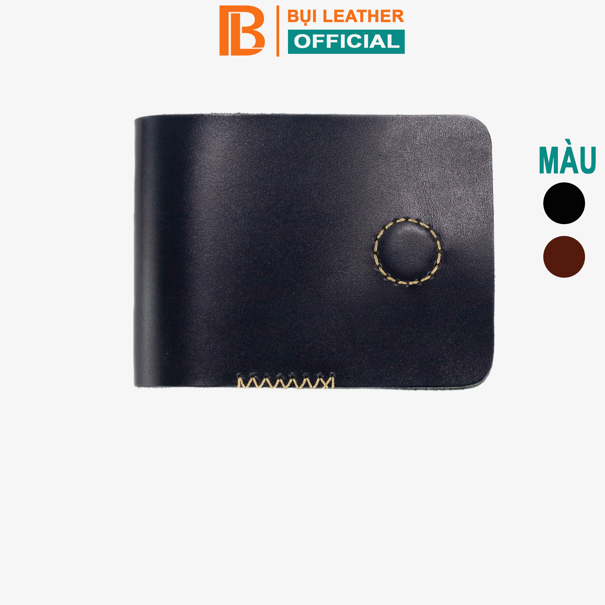 Ví sen 3 PLUS da bò Pullup V123, bóp mini nam nhỏ gọn hai màu đen và nâu, đường chỉ may tinh tế, đựng thẻ kẹp tiền tiện lợi,fullbox, thương hiệu Bụi leather chuyên đồ da thật,bảo hành 12 tháng