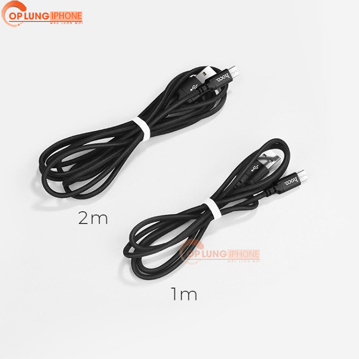 CÁP DÙ SẠC NHANH MICRO USB DÀI 1 2 MÉT HOCO X14