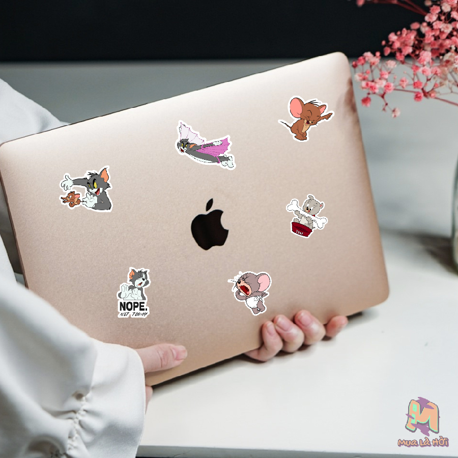 Miếng Dán Stickers In Hình Tom and Jerry