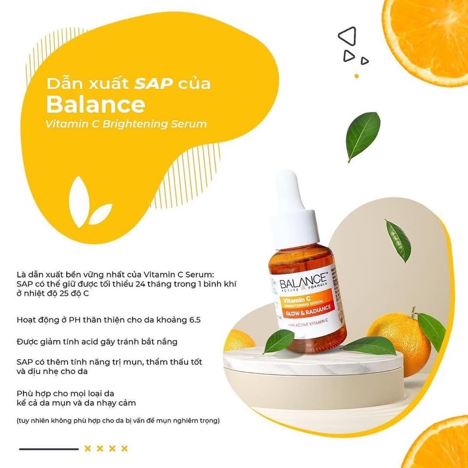Serum Làm Sáng Da  Balance Active Formula Vitamin C Brightening 30ml