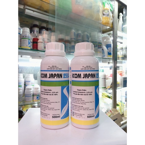 Combo 2 chai chế phẩm diệt muỗi ICOM JAPAN 25SC - 500ml .