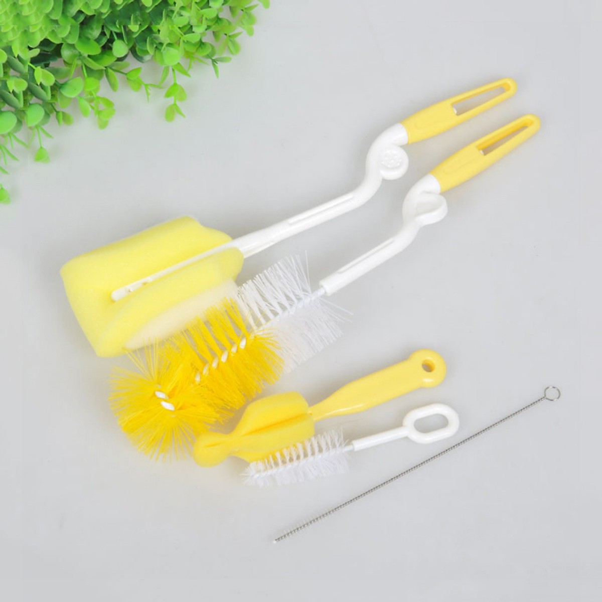 Bộ dụng cụ cọ rửa bình sữa cho bé