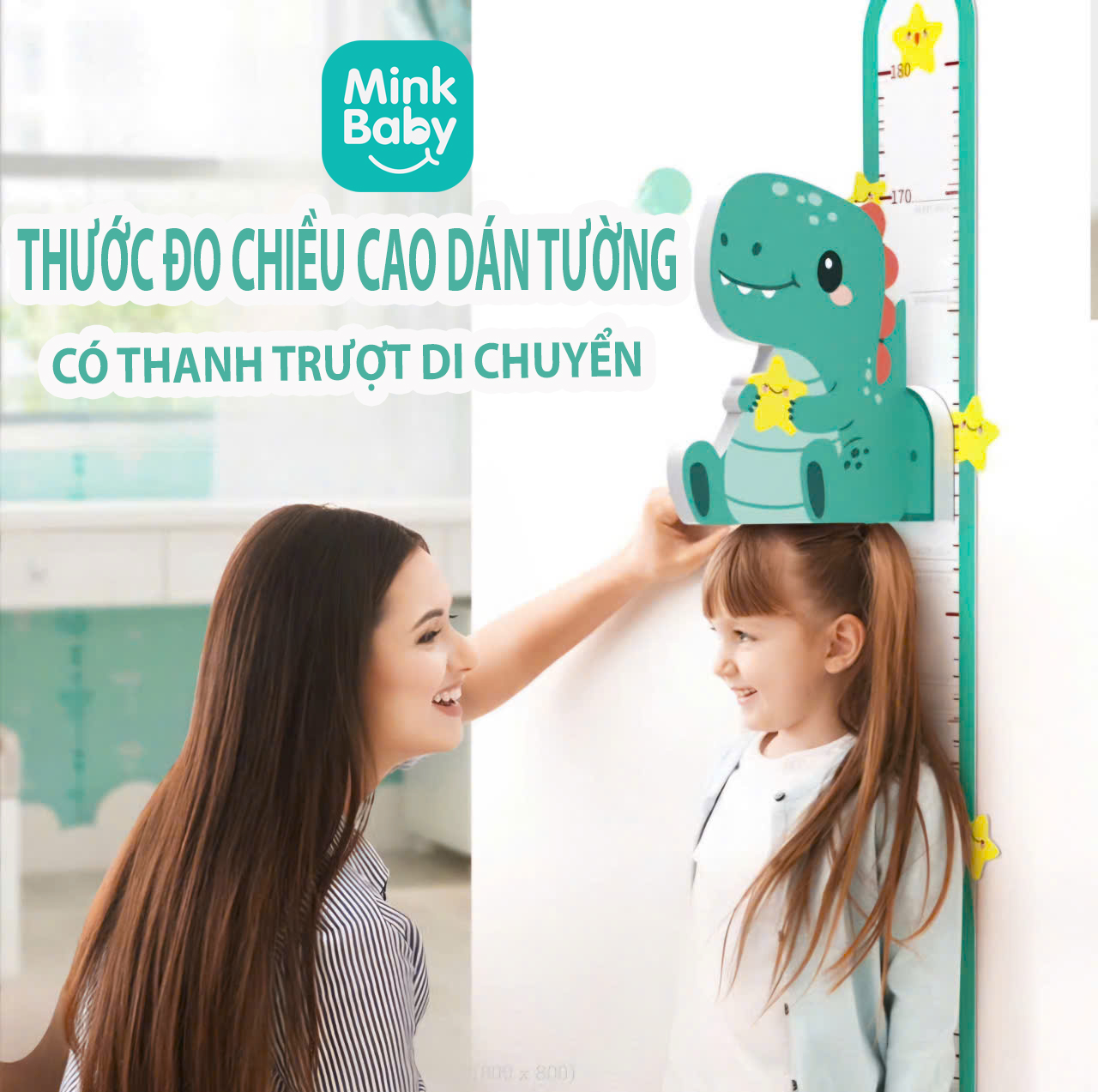 THƯỚC ĐO CHIỀU CAO MINK BABY CHO BÉ