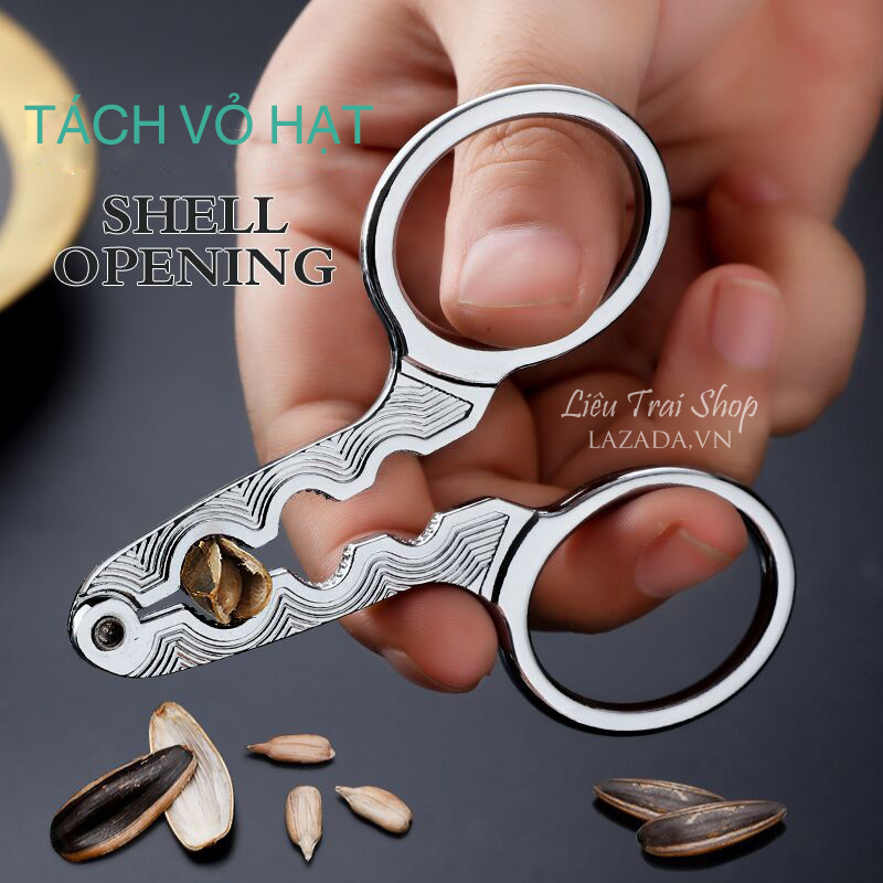 Dụng cụ tách vỏ hạt dưa hạt bí hạt hướng dương kéo tách vỏ hạt ngày Tết