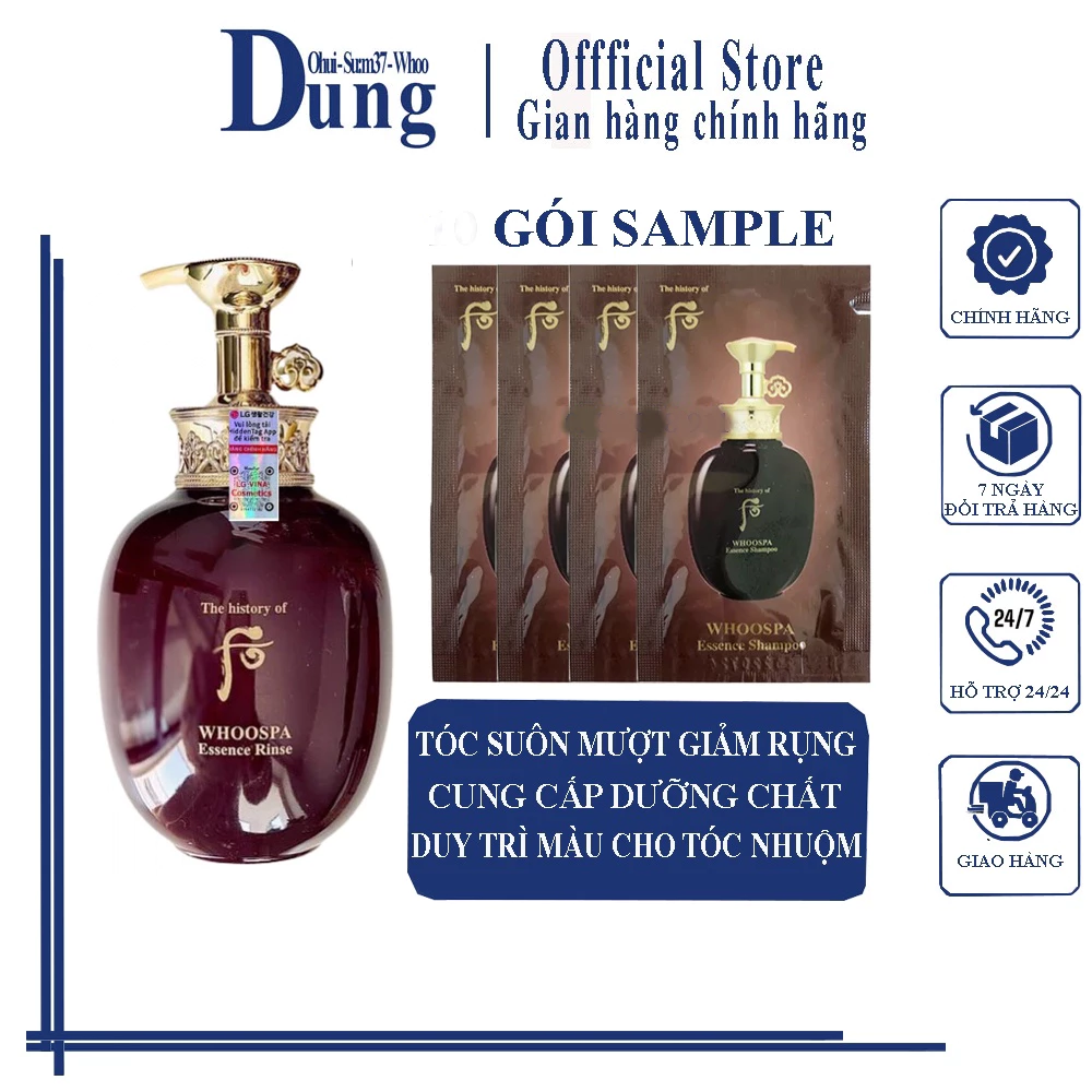 Gói Dầu Gội Whoo Spa Essence Rinse 8ml