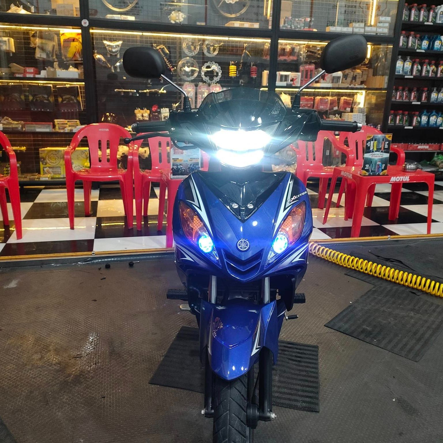 Đèn pha led 2 tầng Exciter 135 (2005 - 2010) ZHI.PAT -  BH 12tháng (240050)