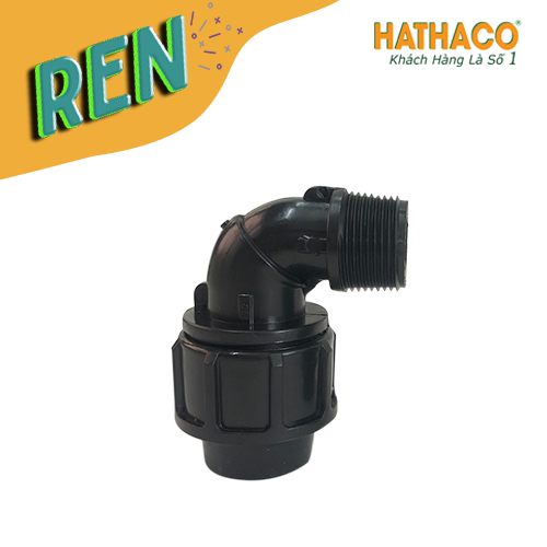 Cút 25 Ren Ngoài 20 - 25 (ren 1/2 - 3/4" - 1") HATHACO Dùng Cho Ống HDPE