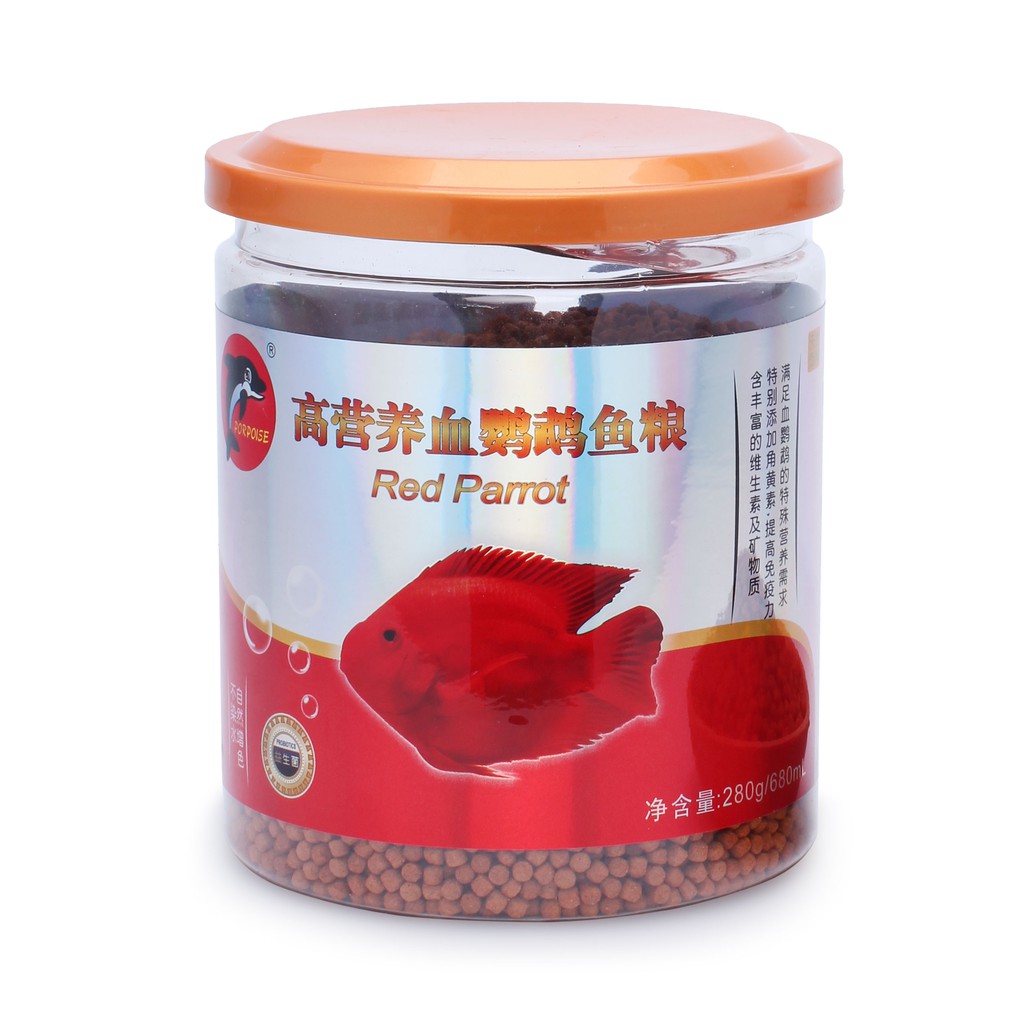 Thức ăn tăng màu cho các loại cá hồng két la hán red parot porpoise