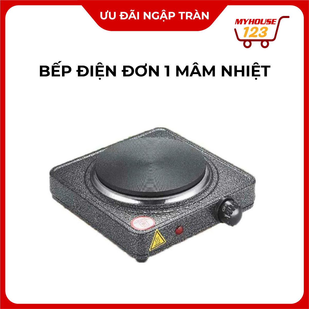 Bếp điện đơn 1 mâm nhiệt