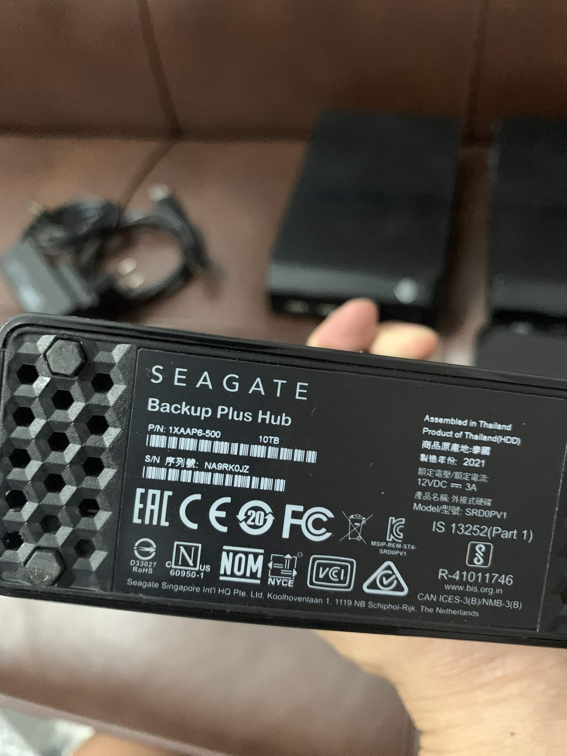Ổ cứng di động Seagate Backup Hub Plus 10T