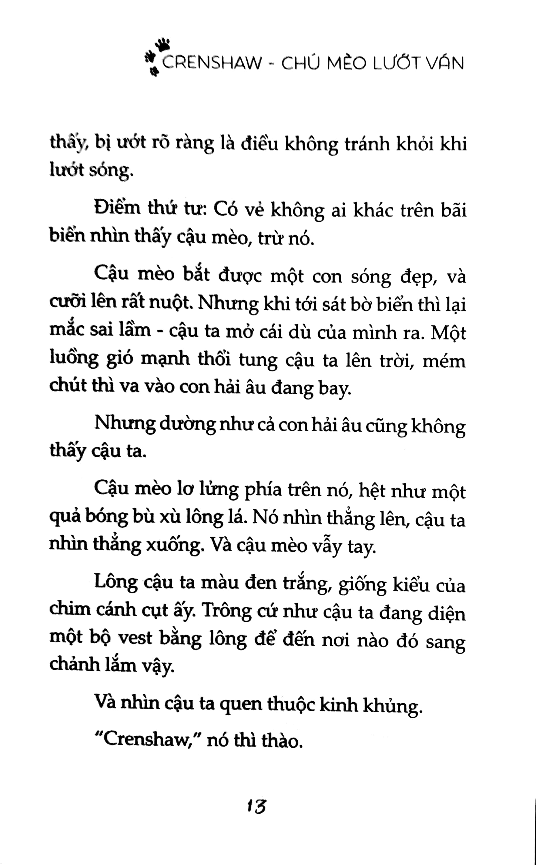 Fahasa - Crenshaw - Chú Mèo Lướt Ván