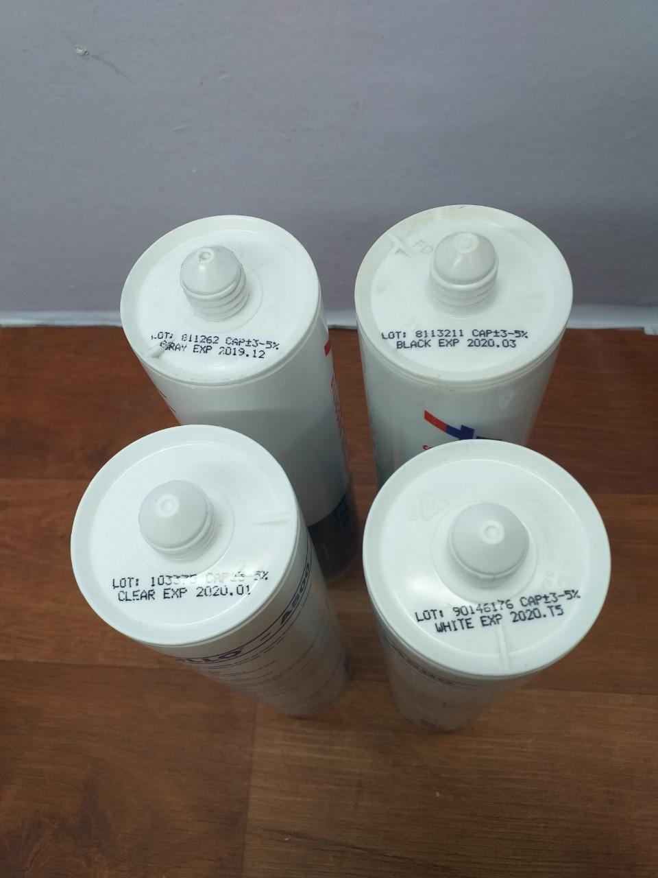 Keo Silicon Apolo A500( xám, đen, trắng trong, trắng sữa) 300ml