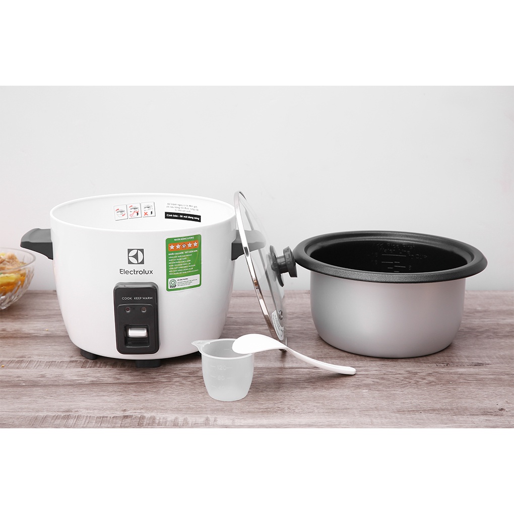 [HÀNG CHÍNH HÃNG] Nồi cơm nắp rời 1.8 lít Electrolux E2RC1-320W