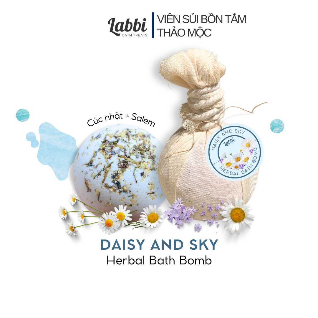 Tổng hợp herbal bath bomb / viên sủi bồn tắm thảo mộc / bom tắm