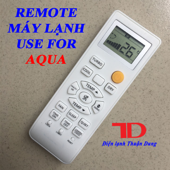 Remote điều khiển điều hòa dùng cho máy lạnh AQUA  - Điện Lạnh Thuận Dung