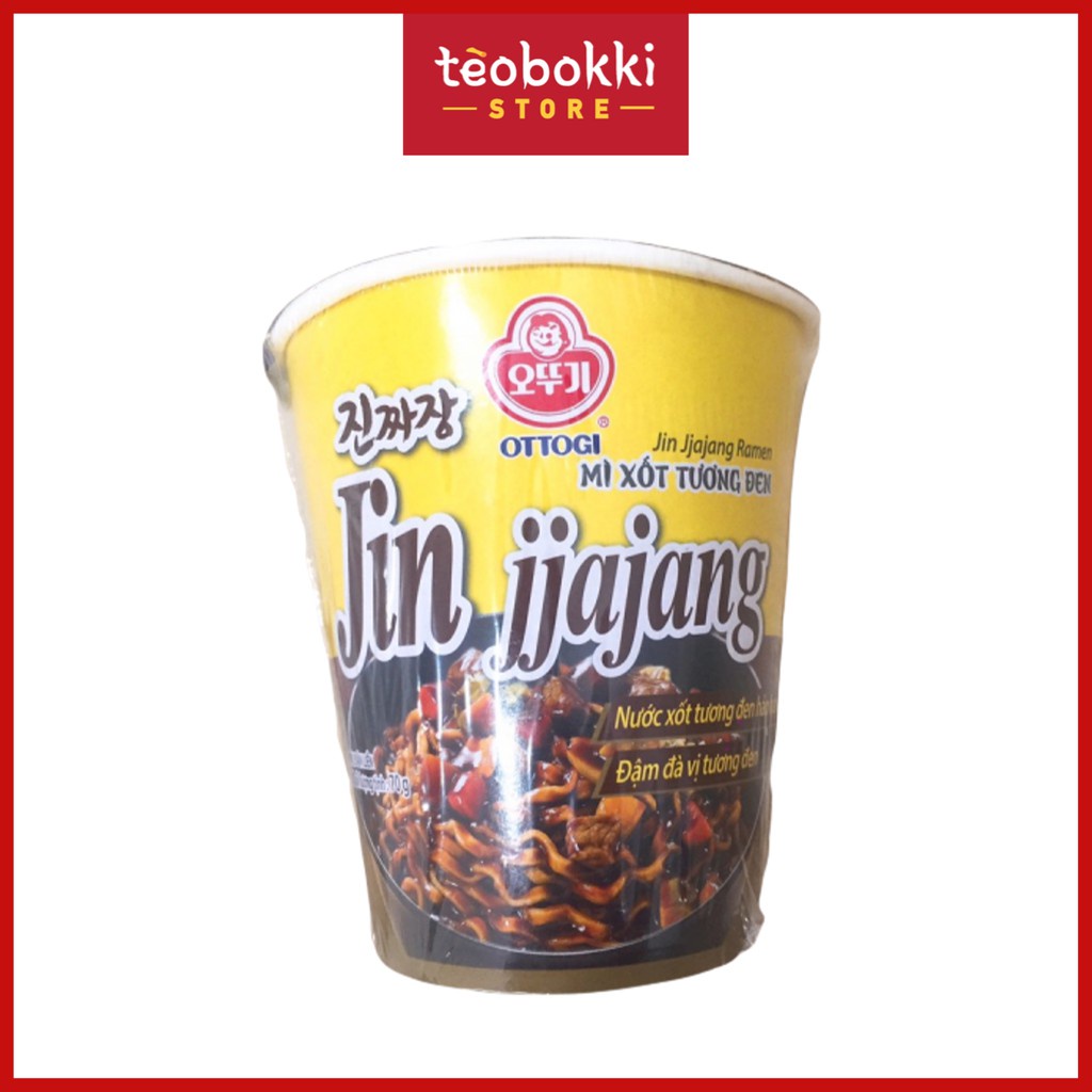 Mì Ly Jin jjajang xốt tương đen Ottogi 70g