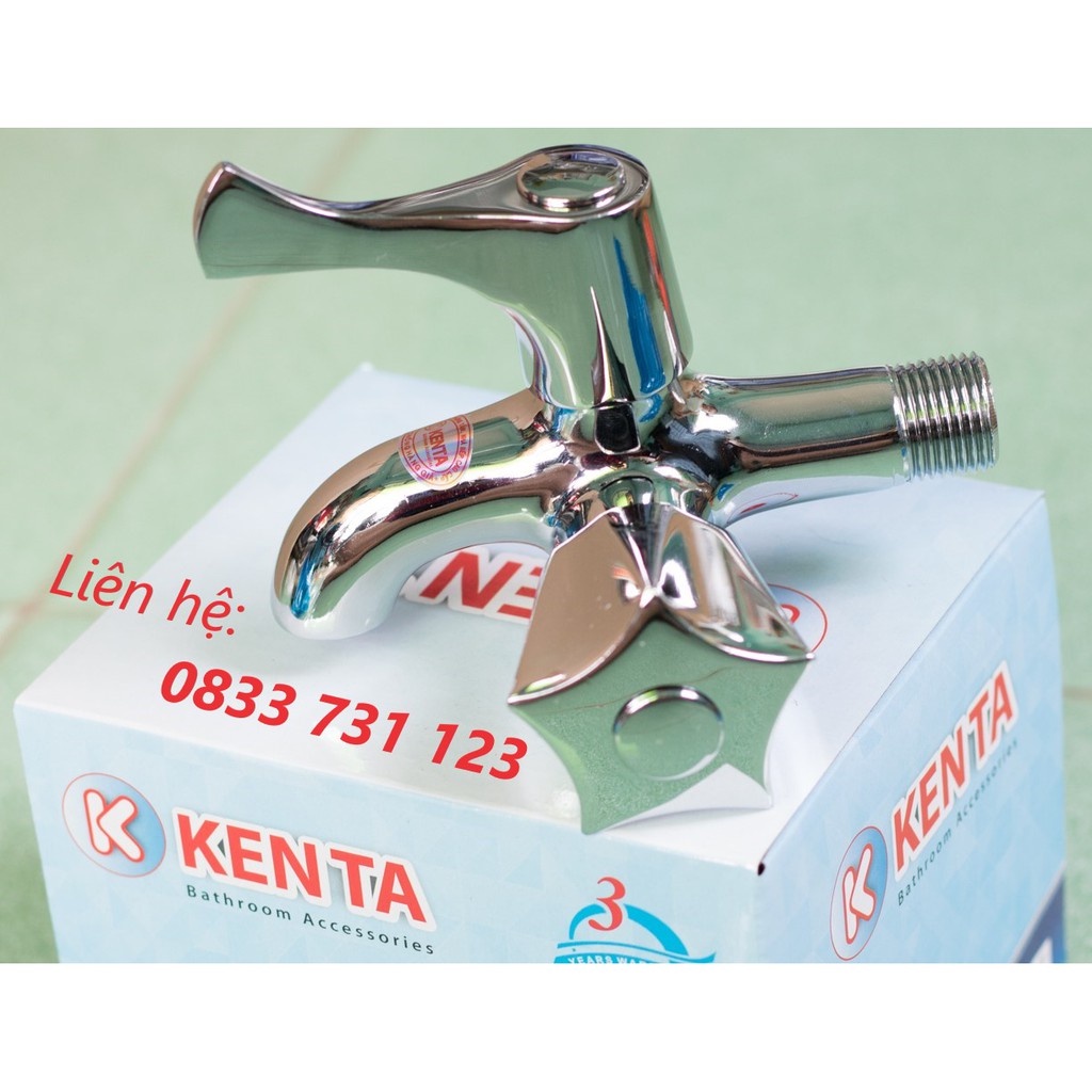 Củ Sen Tắm Củ Sen Một Đường Nước Lạnh Thau Bóng Ti Đồng Ren 21 KENTA CS01 Cao Cấp