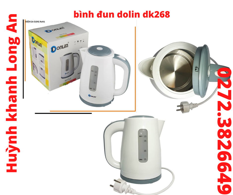 BÌNH ĐUN SIÊU TỐC DOLIN  DK268 1,7L