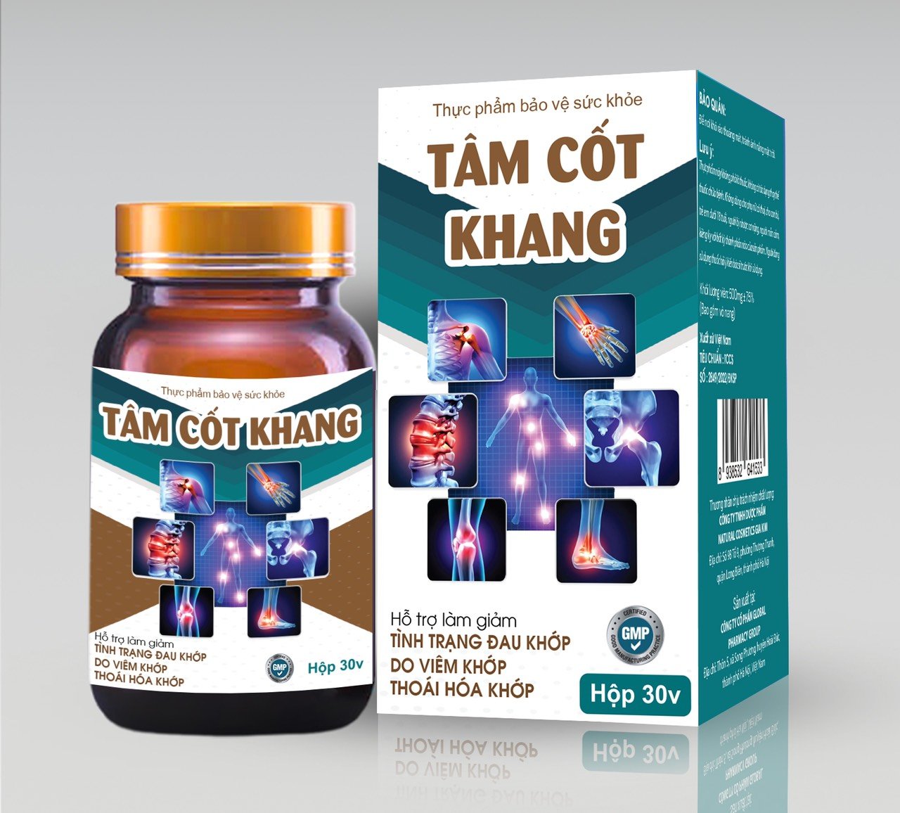 Viên Uống Giảm Đau Xương Khớp Tâm Cốt Khang giảm các triệu chứng đau nhức