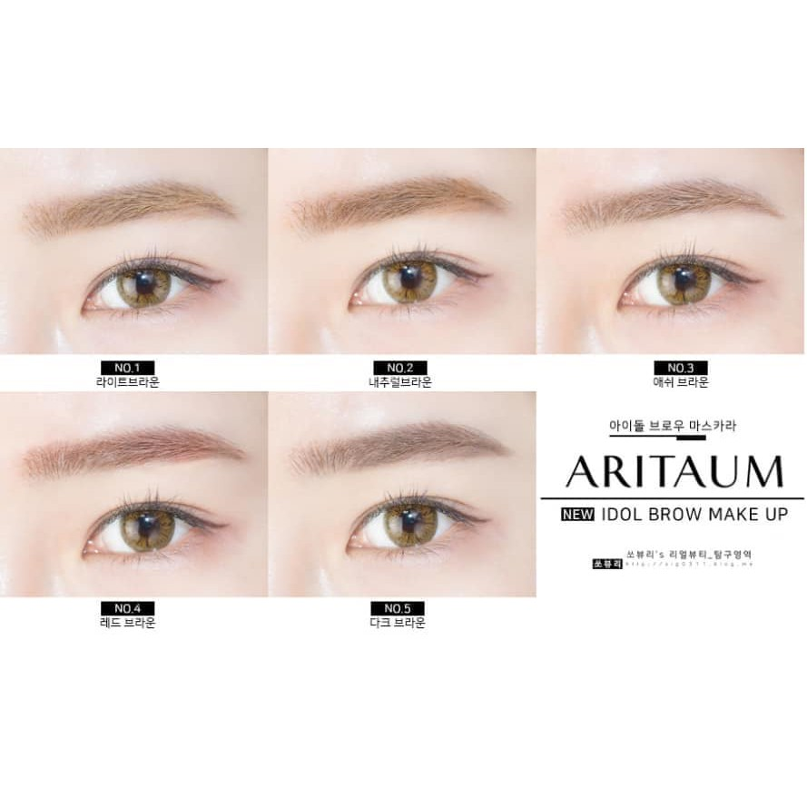CHÌ KẺ CHÂN MÀY ARITAUM MATTE FORMULA AUTO EYEBROW PENCIL (5 MÀU)