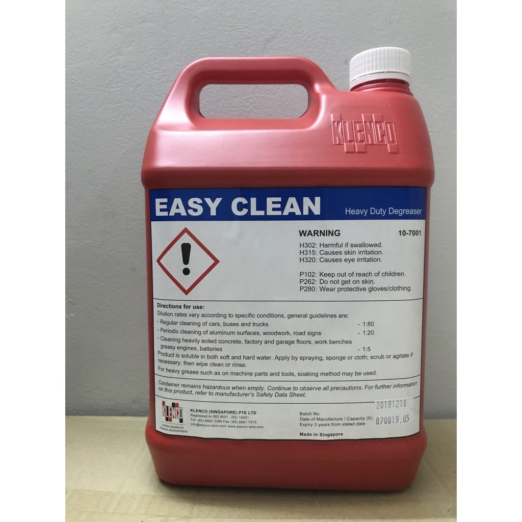 Hóa Chất Tẩy Rửa Dầu Mỡ Đa Năng KLENCO EASY CLEAN Can 5L