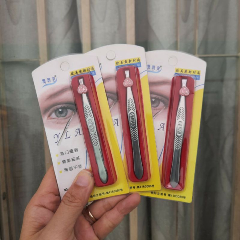 set 2 nhíp nhổ lông mày YLA