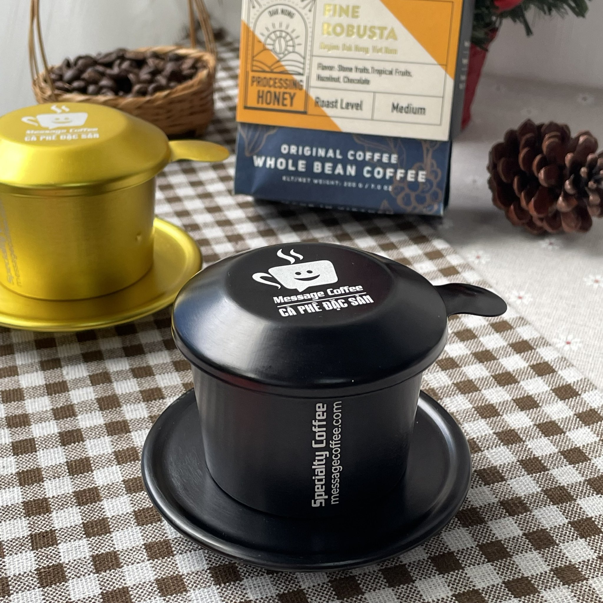 Phin Nhôm ANODE cao cấp phiên bản PREMIUM từ Message Coffee