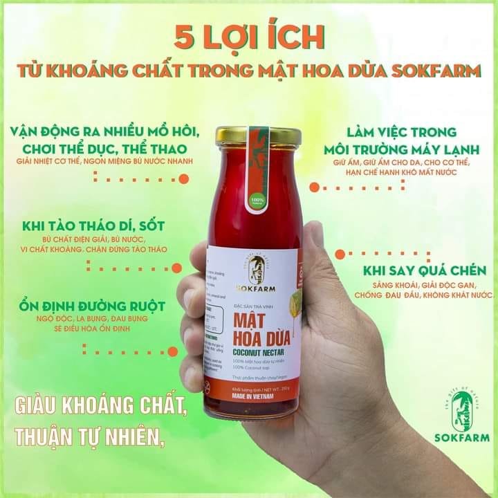 Mật Hoa Dừa Sokfarm ( 65g)