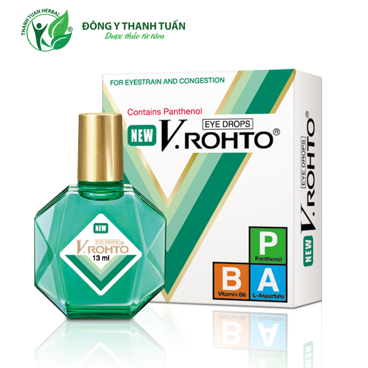 Nhỏ Mắt New V.Rohto 13ml - Cho Đôi Mắt Khỏe Đẹp